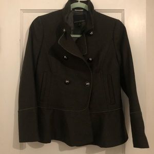 XS Wool Banana Republic Peplum Jacket